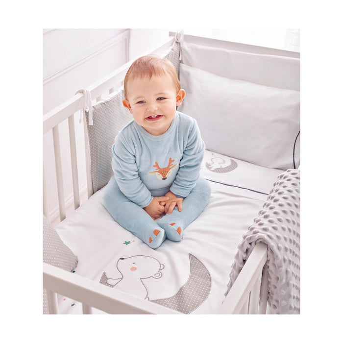 Cama de grades branca-Zoko-Happy Bear-Home Story