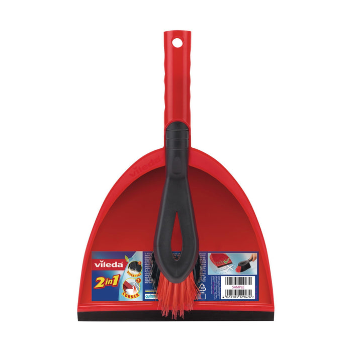 Conjunto Vassoura Pequena e Pá para Lixo 2 em 1-Vileda-Home Story