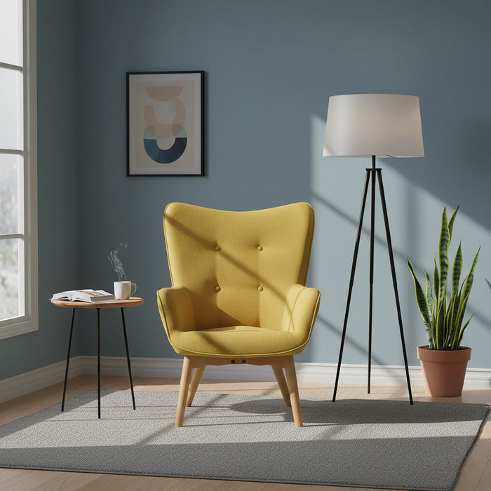 Poltrona Úrsula Amarela-Kasa-Home Story