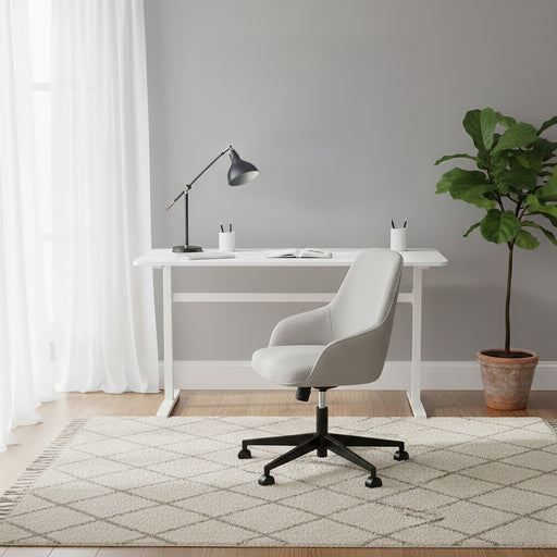 Secretária branca metal-Kasa-Home Story