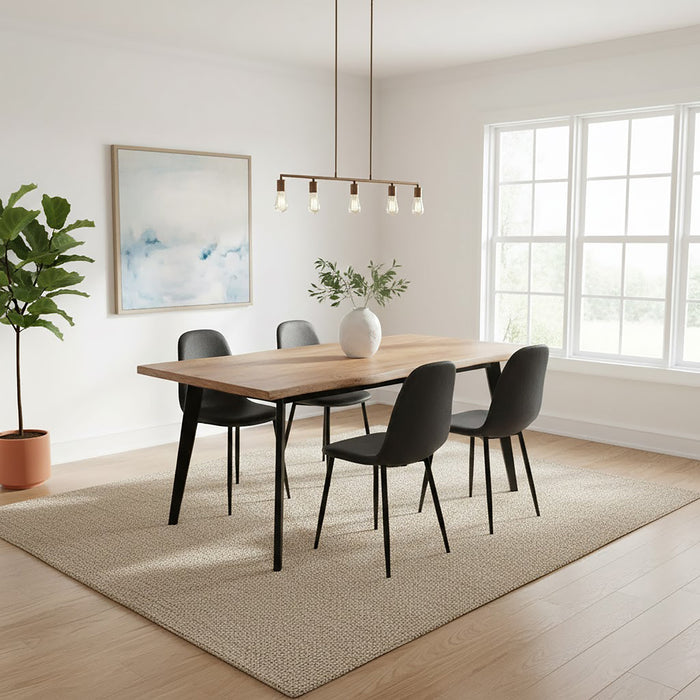 Mesa Extensível Madeira 150-210x90x75cm-Kasa-Home Story