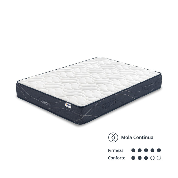 Colchão Mola Contínua Multielástic Casal Orion 140x190cm-Molaflex-Home Story