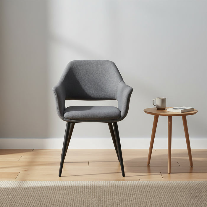 Poltrona Cinza Roma-Kasa-Home Story