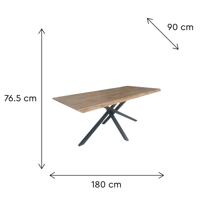 Mesa Pés Cruzados 180cm Story