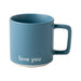 Caneca Azul 350ml Love You-Kasa-Home Story