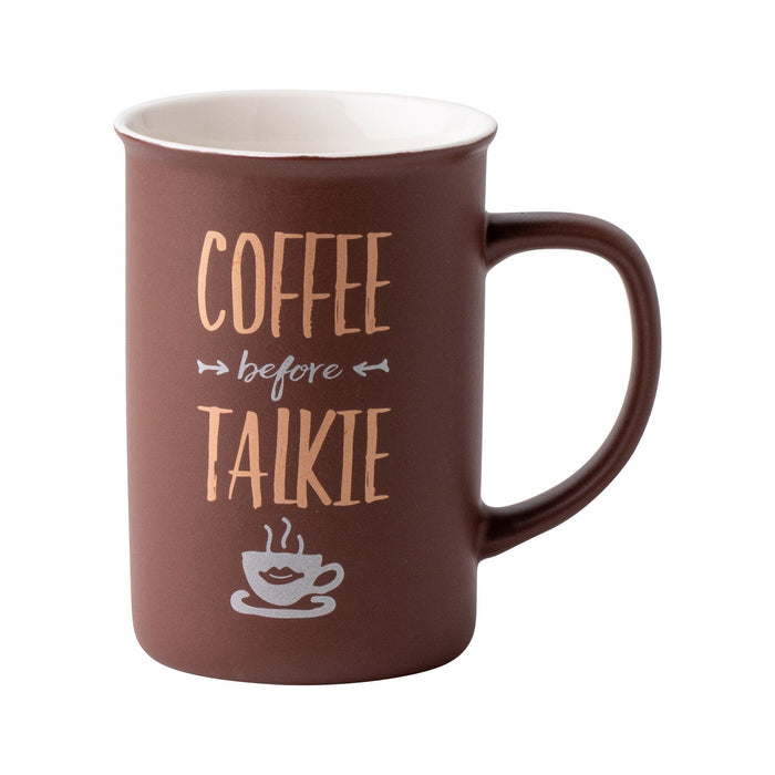 Caneca Alta Castanha 365ml Coffee Talkie