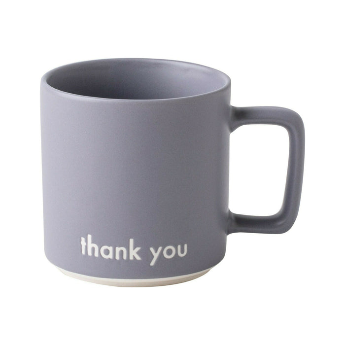 Caneca Cinza 325ml Thank You-Kasa-Home Story