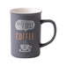 Caneca Alta Cinza 365ml First Coffee-Kasa-Home Story