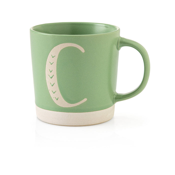 Caneca 330ml Verde Letra C