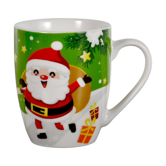 Caneca Pai Natal 320ml com Peluche