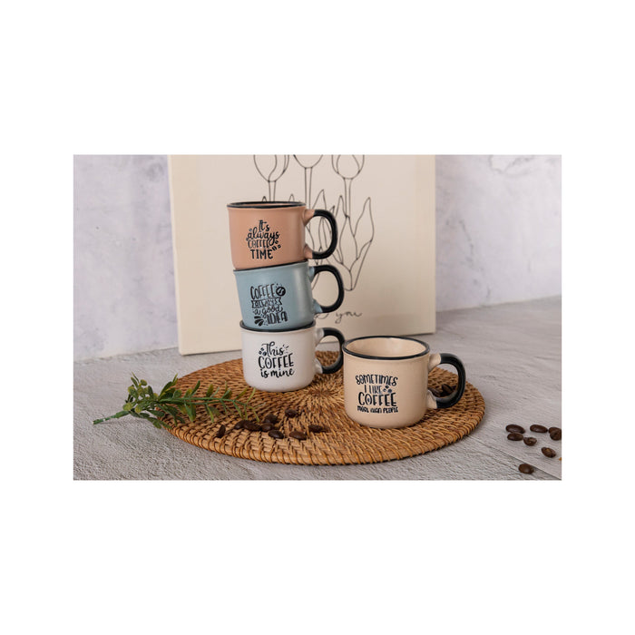 Conjunto 4 Chávenas Café 90ml Coffee