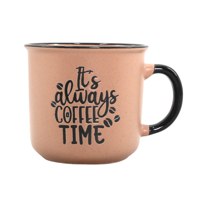 Caneca Castanha 450ml It's Always Coffee Time