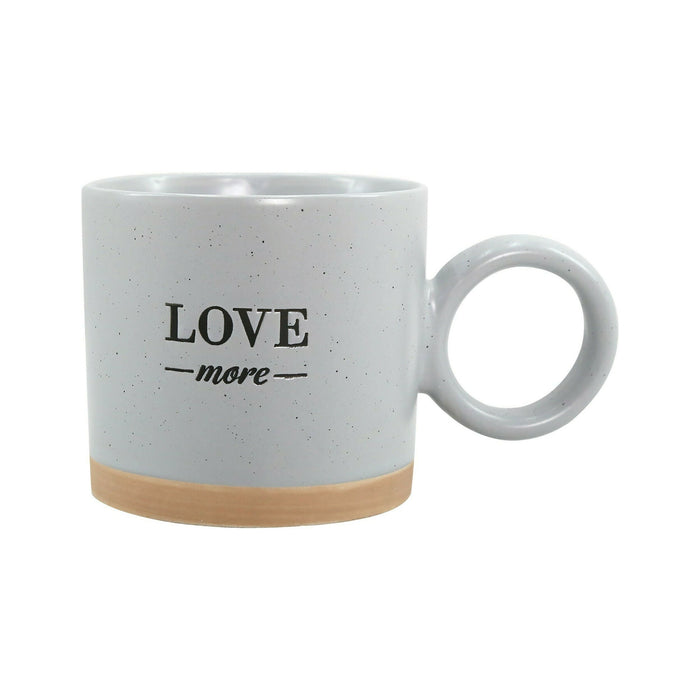 Caneca Cinza 400ml Love-Kasa-Home Story