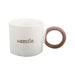 Caneca Branca 370ml Smile com Asa Castanha-Kasa-Home Story