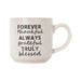 Caneca Branca 470ml Forever Thankful-Kasa-Home Story