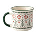 Caneca Vintage 350ml Estrelas Asa Verde-Kasa-Home Story