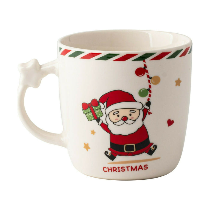 Caneca com Estrela Pai Natal com Prenda