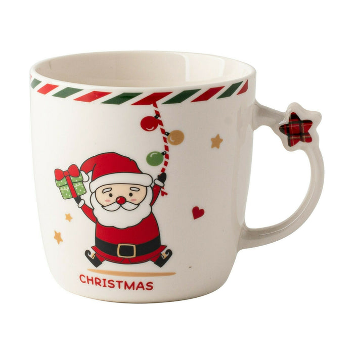 Caneca com Estrela Pai Natal com Prenda