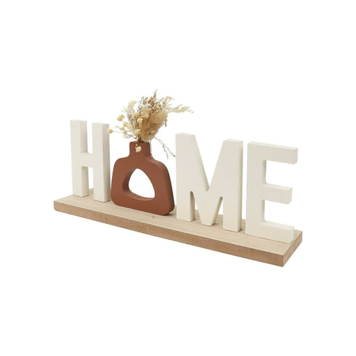 Letra Home com Flores Secas-Kasa-Home Story