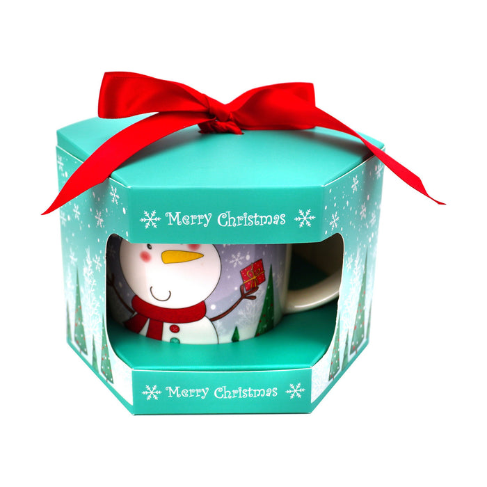 Caneca Boneco Neve 360ml com Gift Box