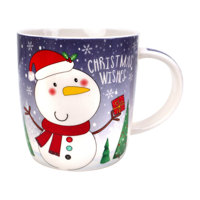 Caneca Boneco Neve 360ml com Gift Box