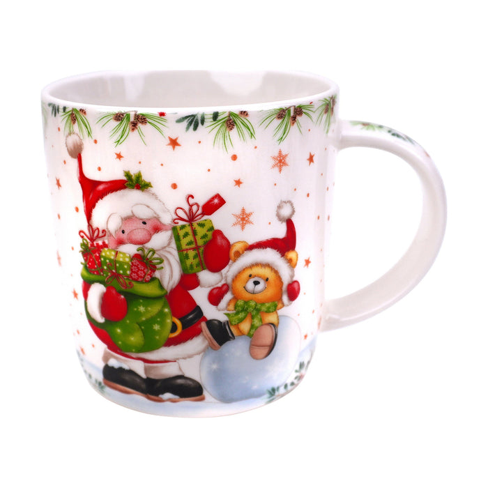 Carrinha com Caneca Pai Natal 360ml e Peluche