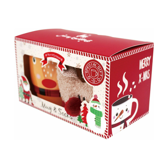 Conjunto Caneca Rena 360ml com Meias