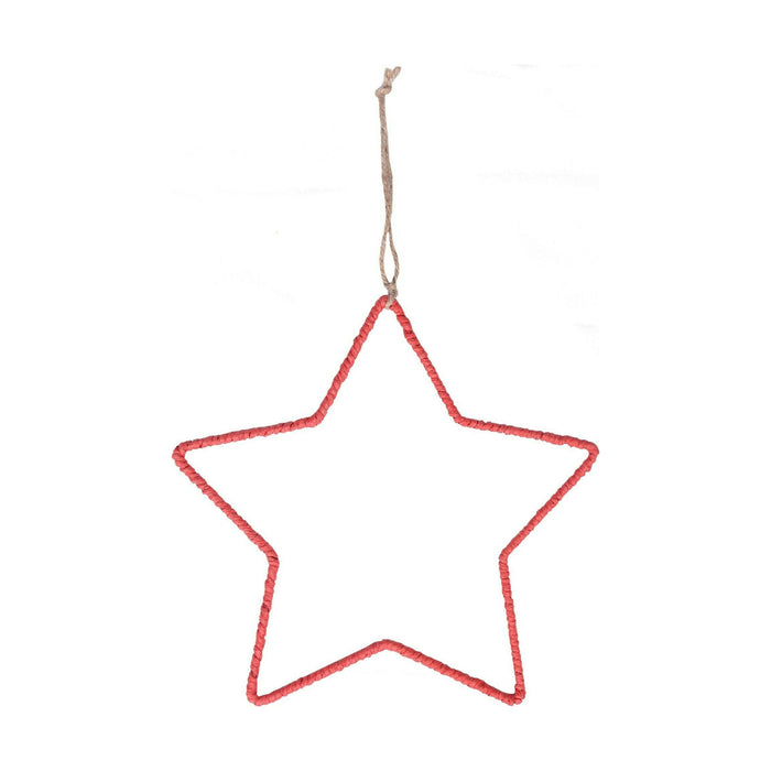 Estrela para Pendurar 30cm Vermelho