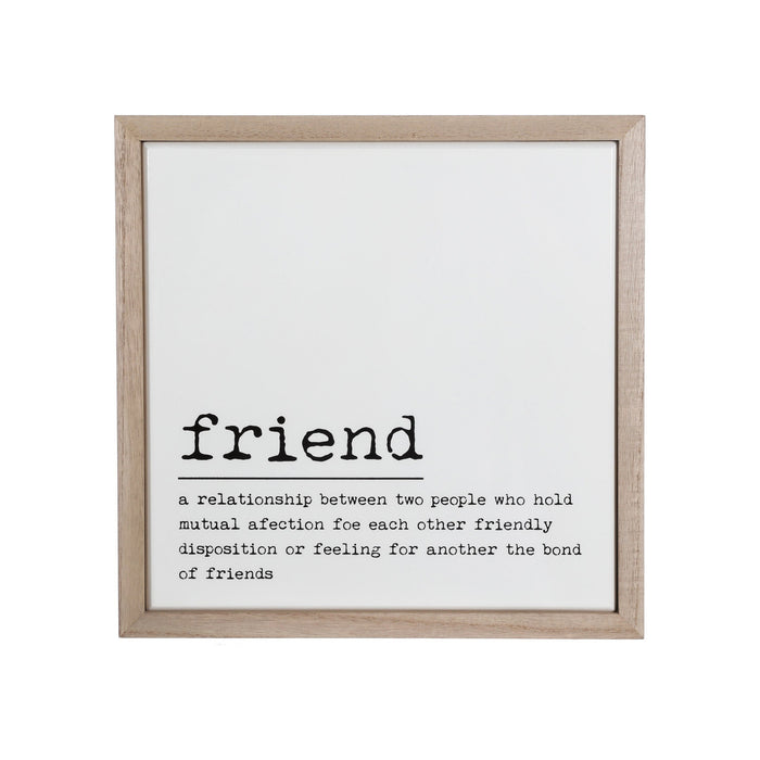 Placa Decorativa Friend