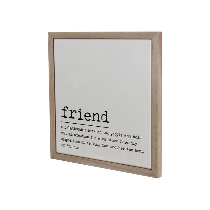 Placa Decorativa Friend