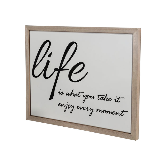 Placa Decorativa Life