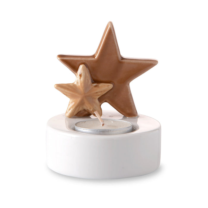 Suporte Tealight Estrelas Nordic