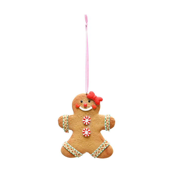 Conjunto 3 Ornamentos Gingerbread Candy