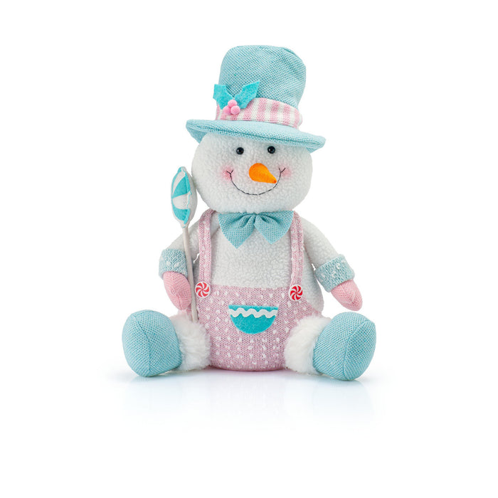 Boneco de Neve Pastel 33cm Candy