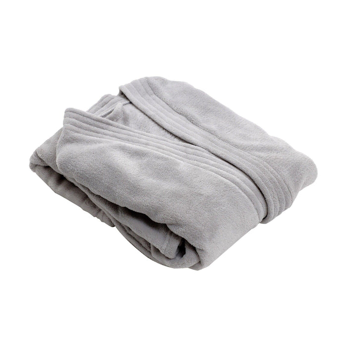 Roupão Microfibra Cinza-Kasa-Home Story