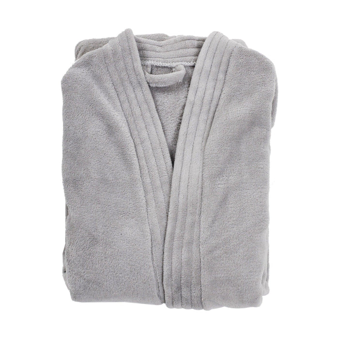 Roupão Microfibra Cinza-Kasa-Home Story