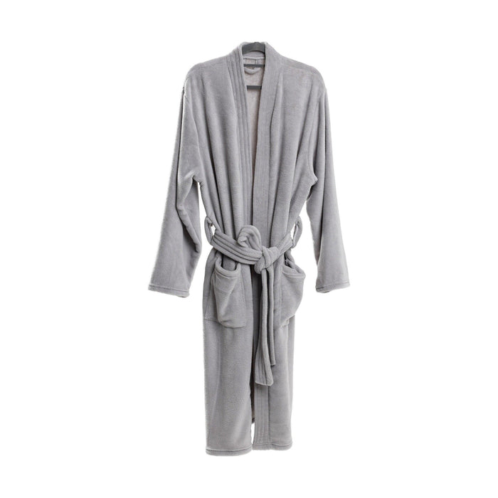 Roupão Microfibra Cinza-Kasa-Home Story