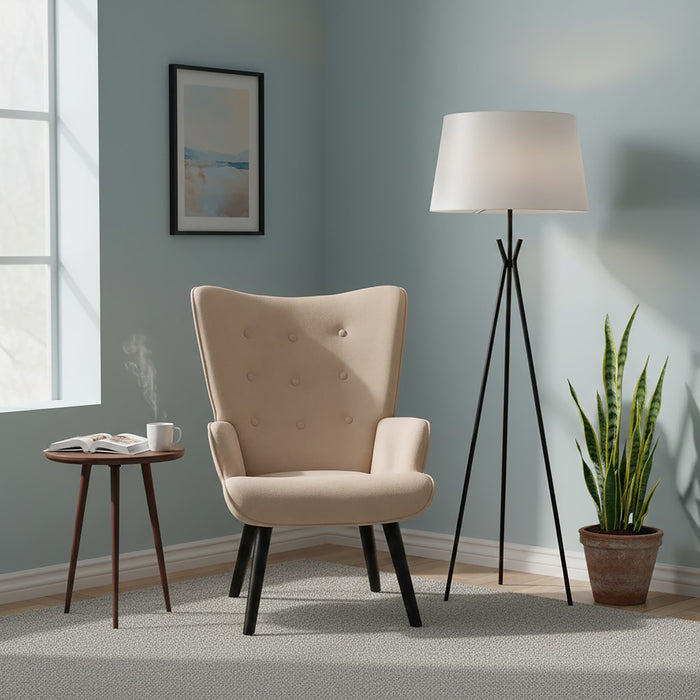 Poltrona Úrsula Bege-Kasa-Home Story