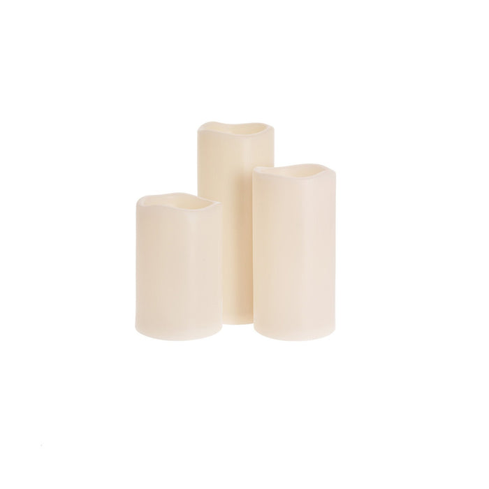 Conjunto Com 3 Velas Led-Exclusivo-Home Story