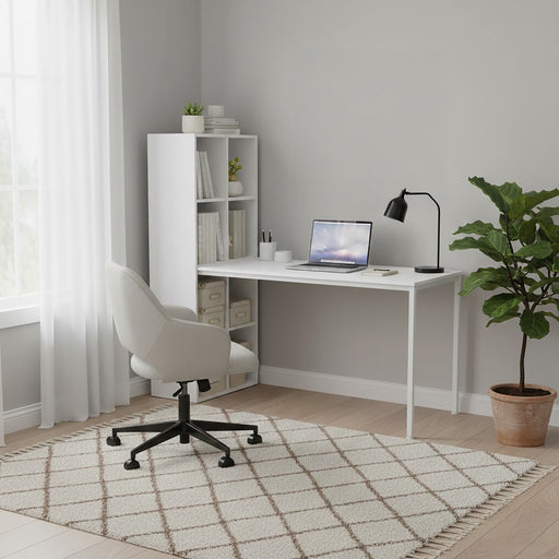 Secretária com Estante Rotativa-Kasa-Home Story