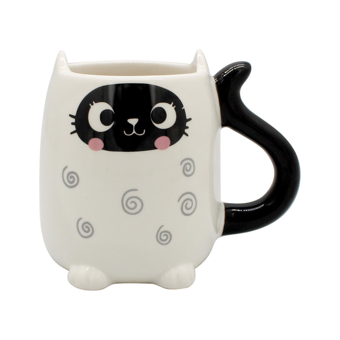 Caneca Gato Café com Asa e Cauda-Kasa-Home Story