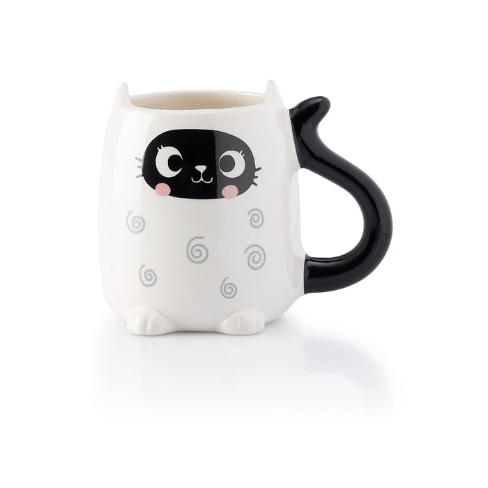 Caneca Gato Café com Asa e Cauda-Kasa-Home Story