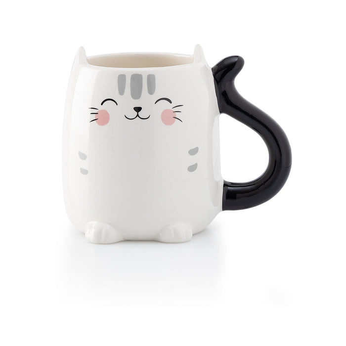 Caneca Gato a Sorrir com Asa e Cauda-Kasa-Home Story