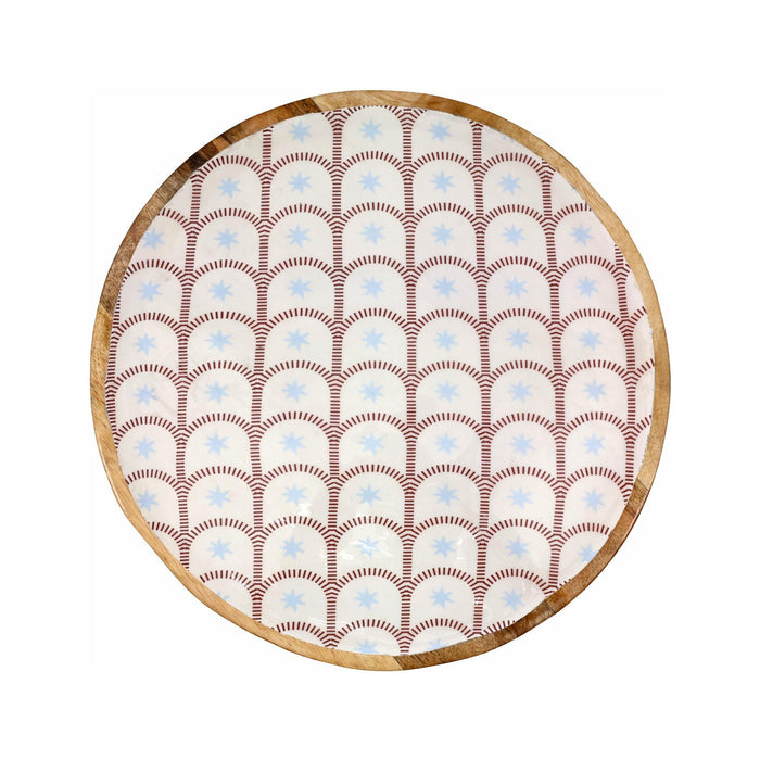 Prato Redondo Madeira 38cm Arcos-Kasa-Home Story