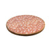 Prato Redondo Madeira 38cm Flores Rosa-Kasa-Home Story