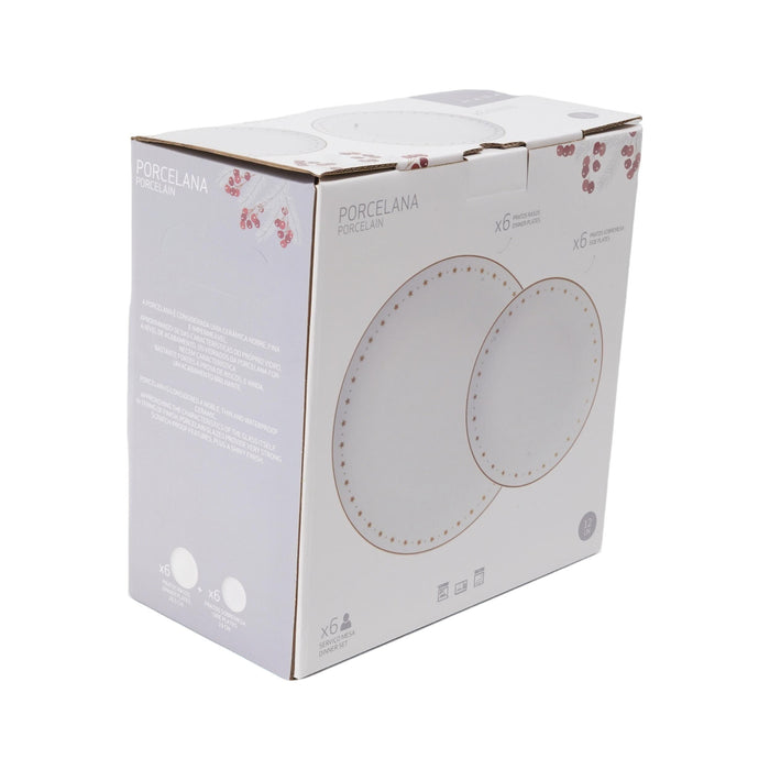 Serviço Seis Pessoas Estrelas Douradas-Kasa-Home Story