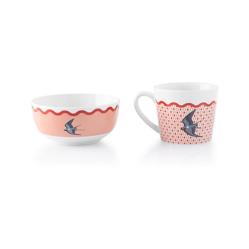 Conjunto Caneca e Taça Andorinha Cosmos-Kasa-Home Story