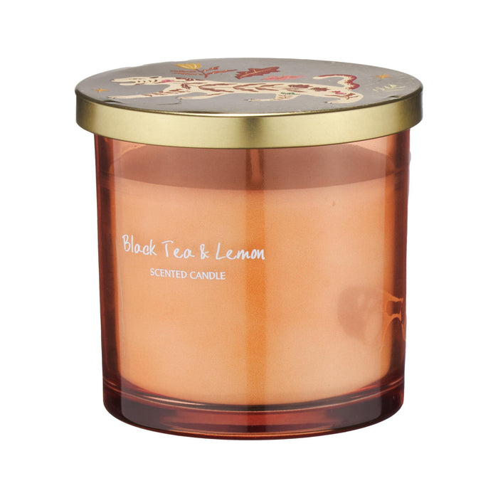 Vela Copo com Tampa Laranja Tigre Cosmos-Kasa-Home Story