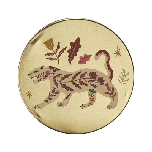 Vela Copo com Tampa Laranja Tigre Cosmos-Kasa-Home Story