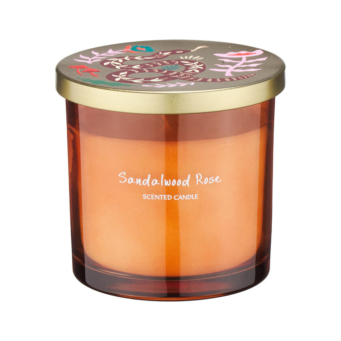 Vela Copo com Tampa Laranja Serpente Cosmos-Kasa-Home Story